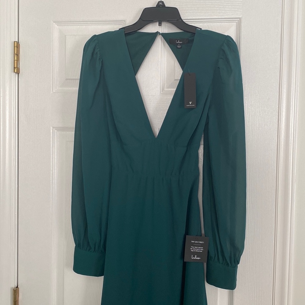 Lulus talk about divine hunter green maxi dress
